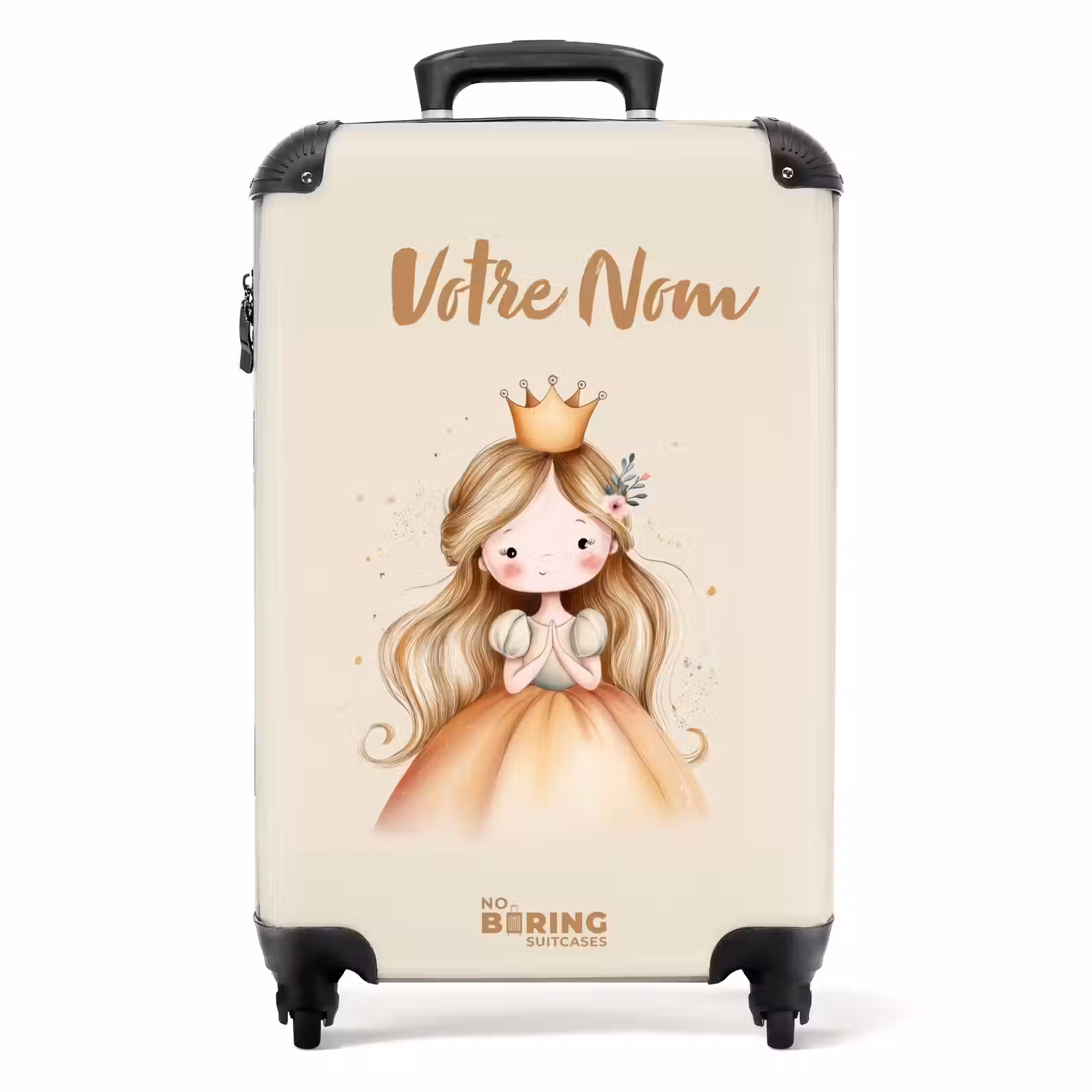 Valise avec nom -Fleurs Princesse — 1