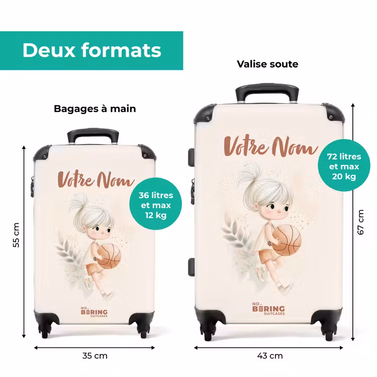 Valise avec nom -Basket Fille — 7