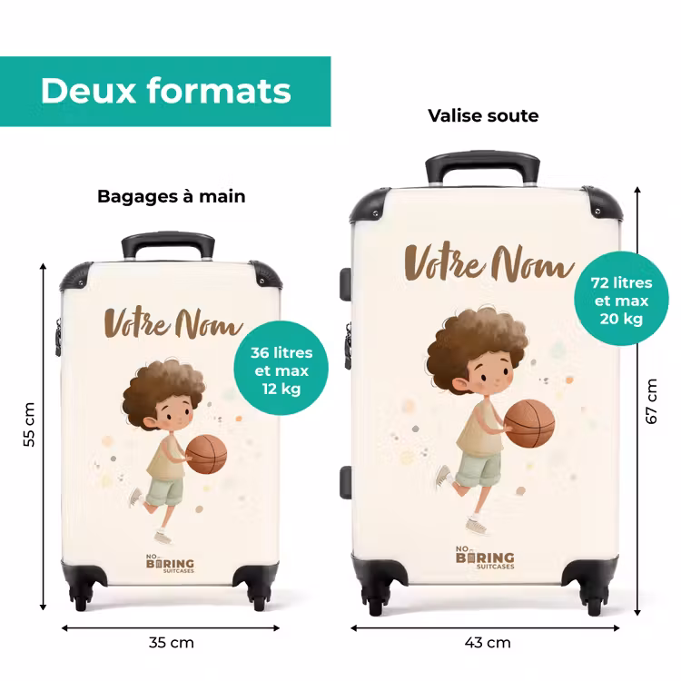 Valise avec nom -Basket Héros — 7