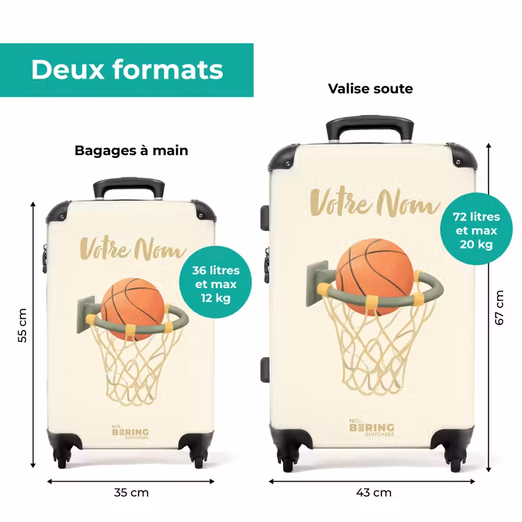 Valise avec nom -Basket Plaisir — 7