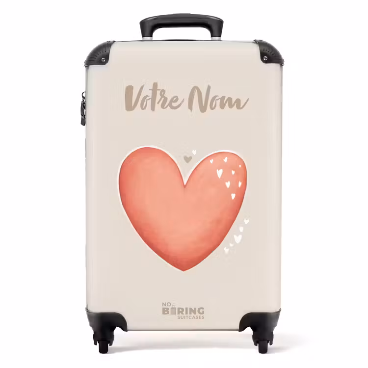 Valise avec nom -Cœurs Voyage — 1