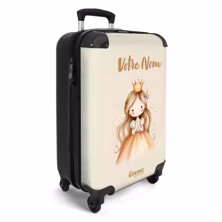 Valise avec nom -Fleurs Princesse — 3