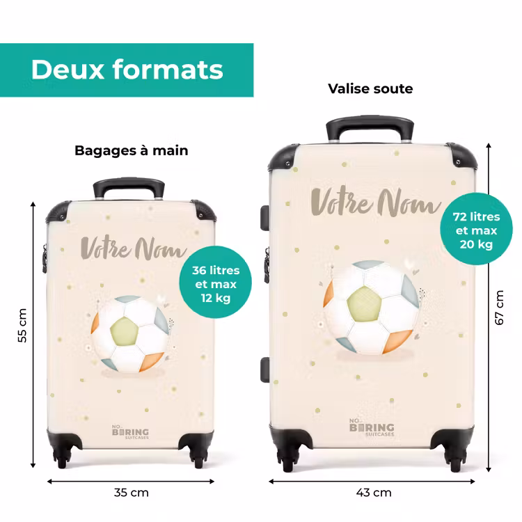 Valise avec nom -Points & Buts — 7
