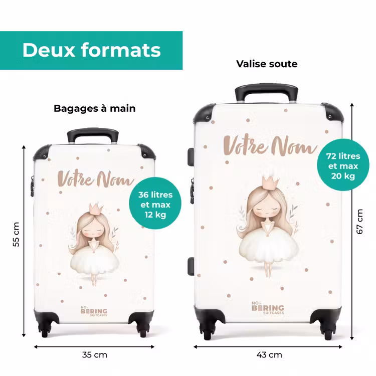 Valise avec nom -Points Fée — 7
