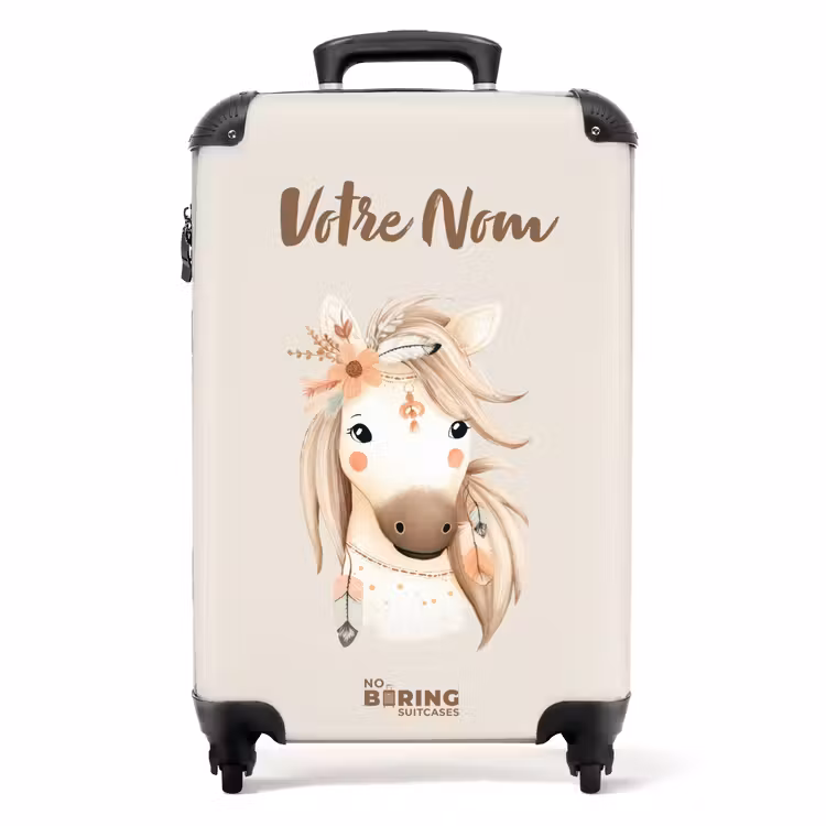 Valise avec nom -Poulain de Rêve — 1