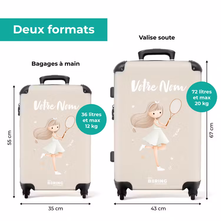 Valise avec nom -Princesse Fusée — 7