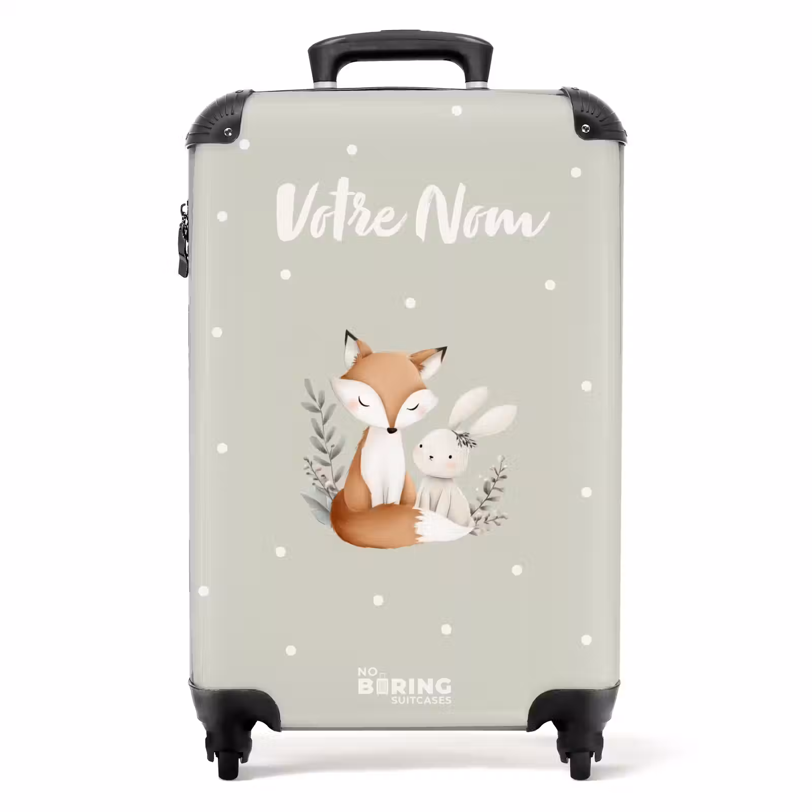 Valise avec nom -Amis de la Forêt à Pois — 1