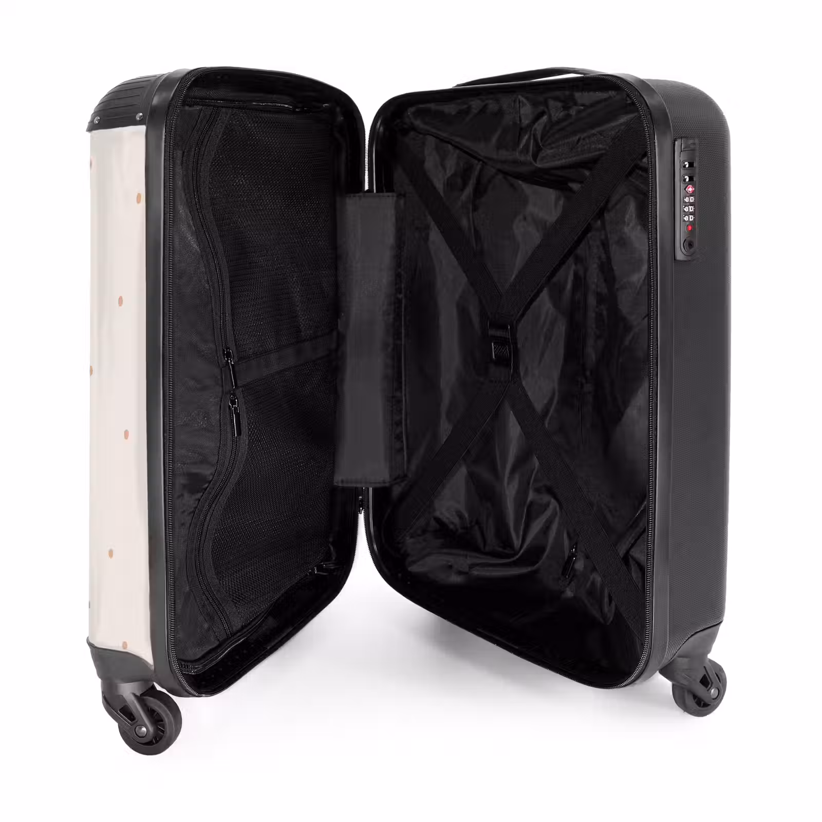 Valise avec nom -Chaton Ballet à Pois — 1