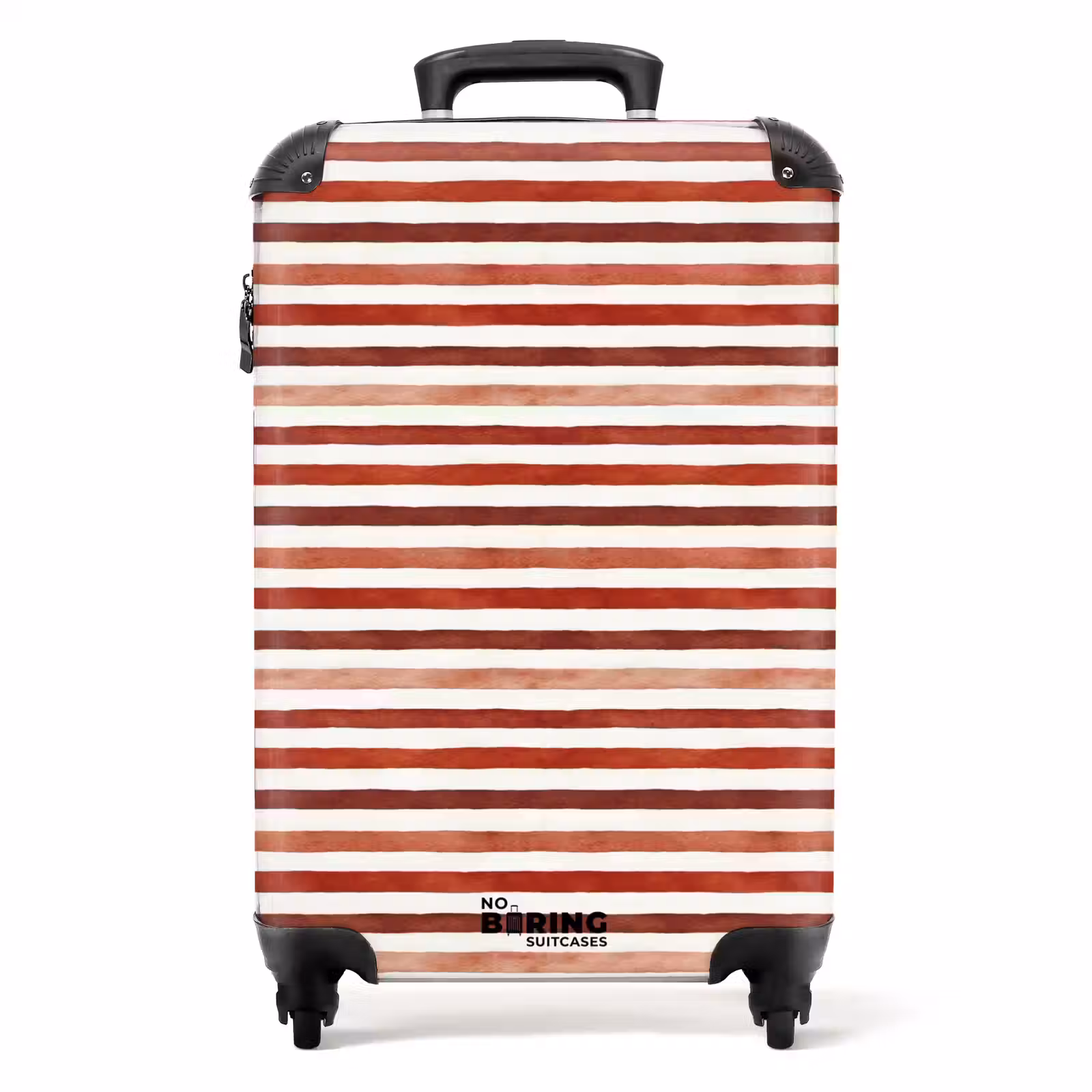 Valise - Motif à rayures rouge — 1
