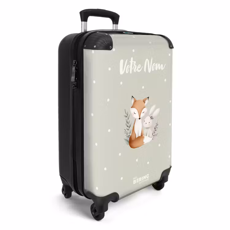 Valise avec nom -Amis de la Forêt à Pois — 3