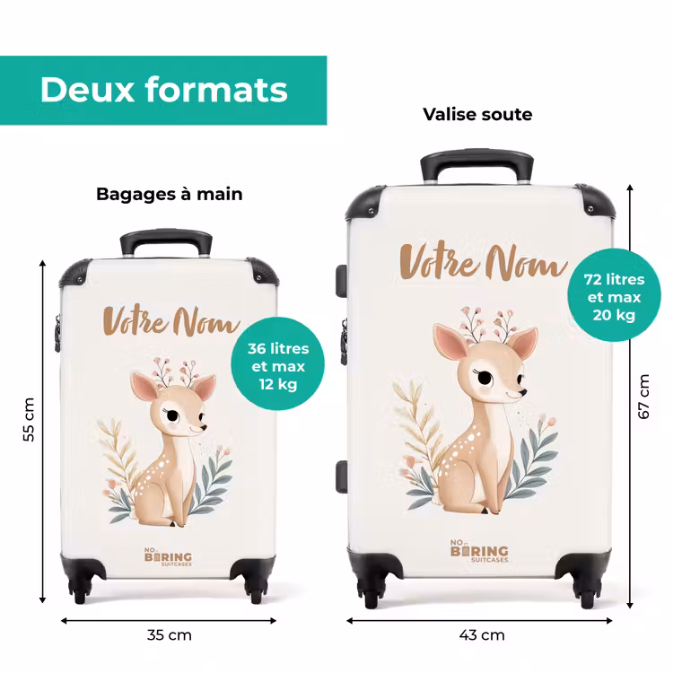 Valise avec nom -Bambi — 7
