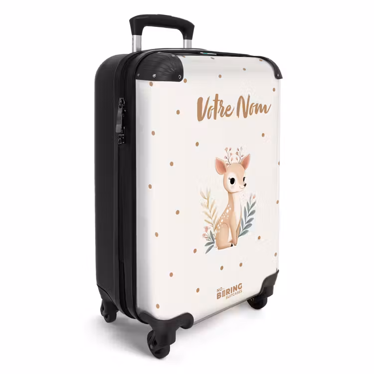 Valise avec nom -Bambi à Pois — 6