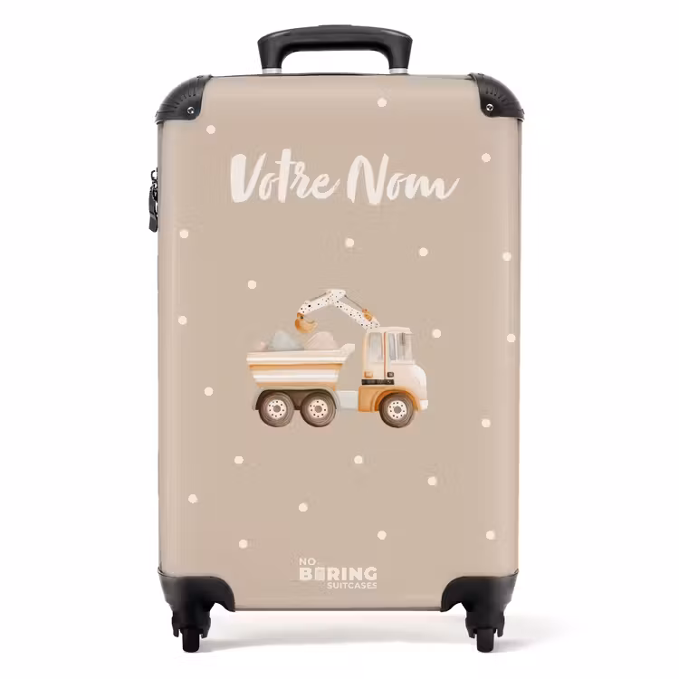 Valise avec nom -Camion à Pois — 2
