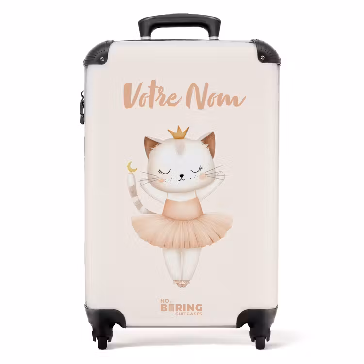 Valise avec nom -Chaton Ballet — 1