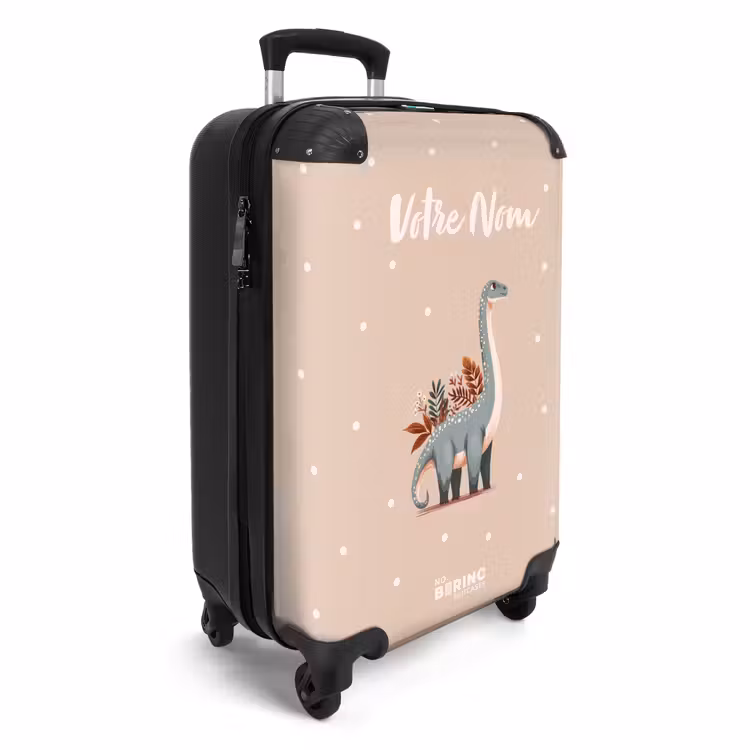 Valise avec nom -Dino à Pois — 4