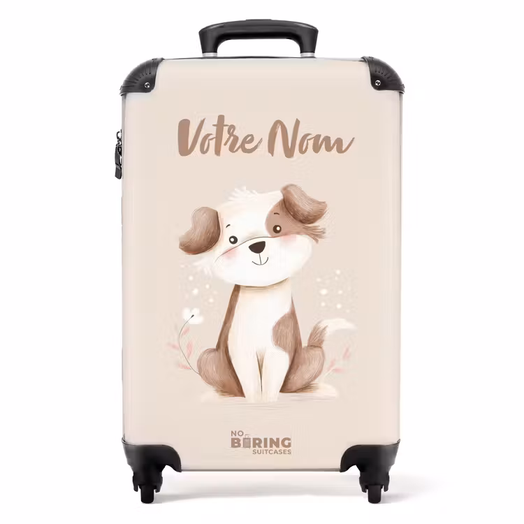 Valise avec nom -Fluffy le Chien — 1