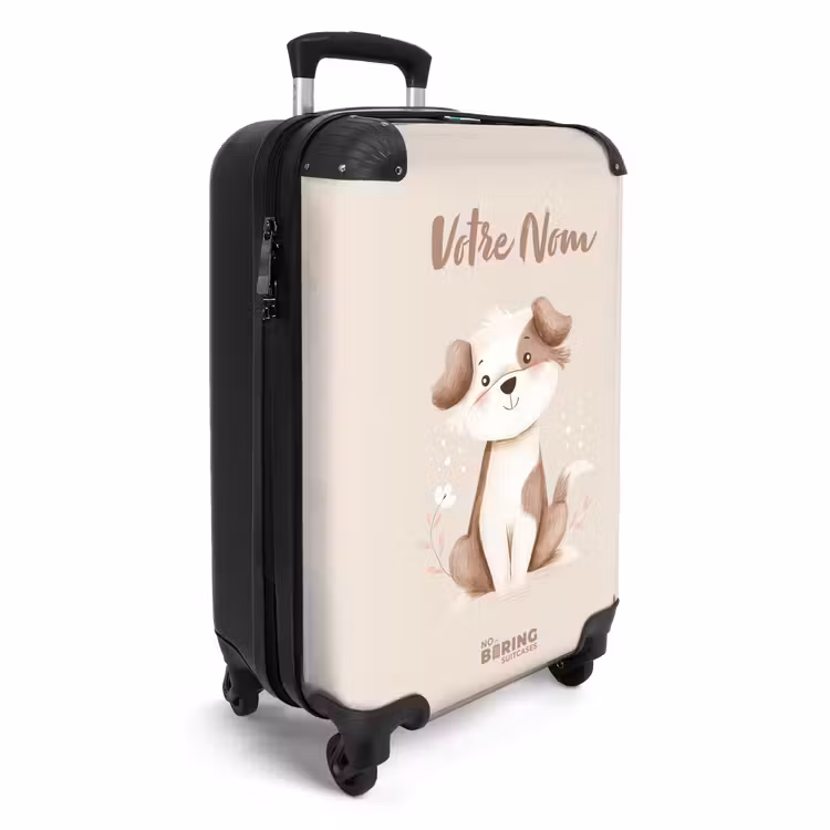 Valise avec nom -Fluffy le Chien — 2