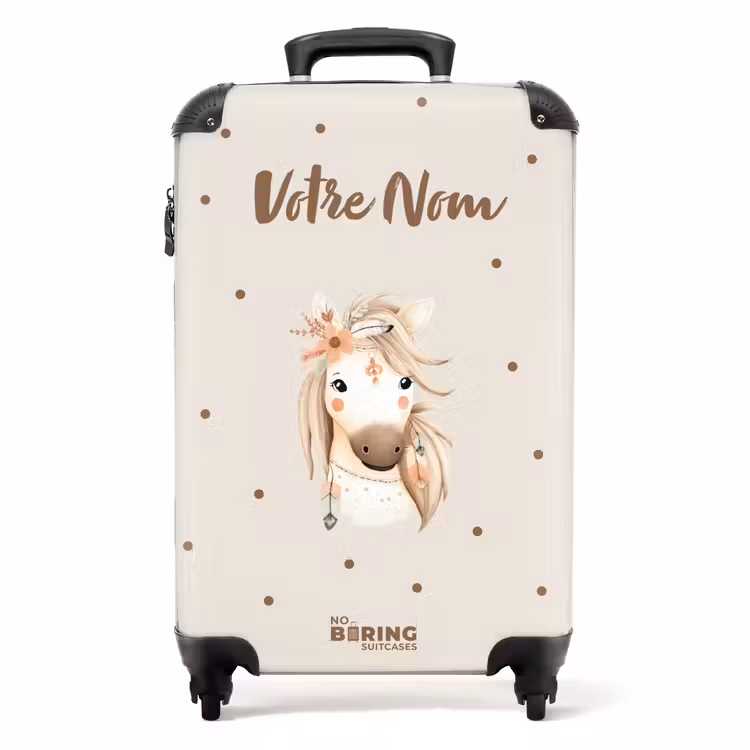 Valise avec nom -Galop à Pois — 1