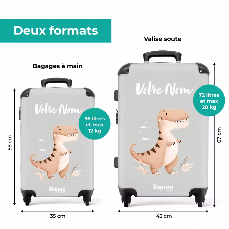 Valise avec nom -Joie Jurassique — 7
