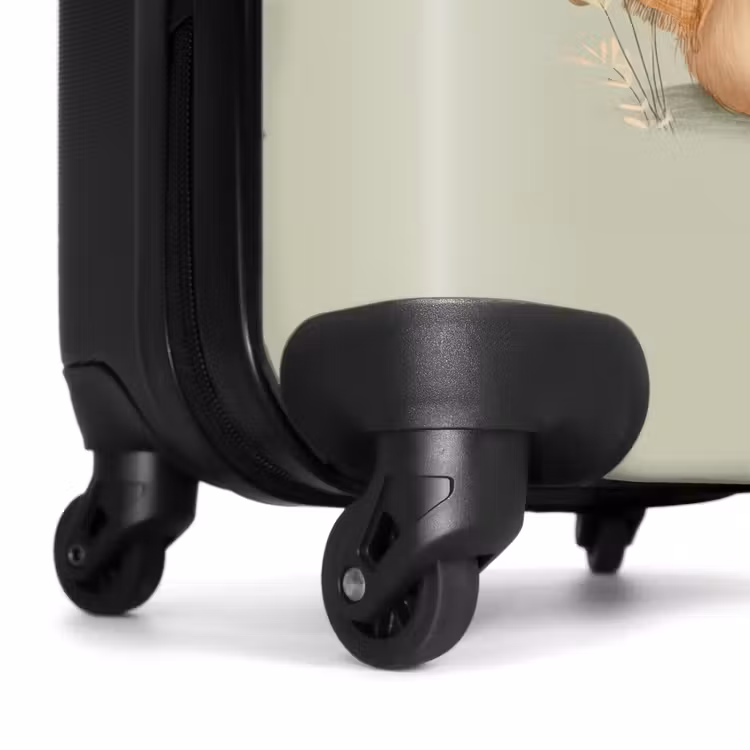 Valise avec nom -Livre et Ours — 3