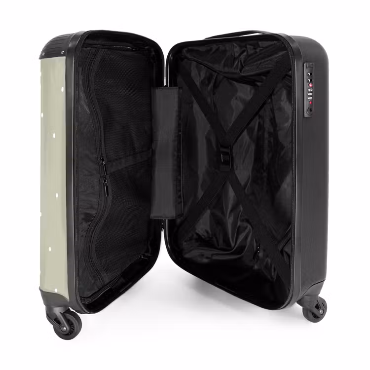 Valise avec nom -Livre et Ours à Pois — 2