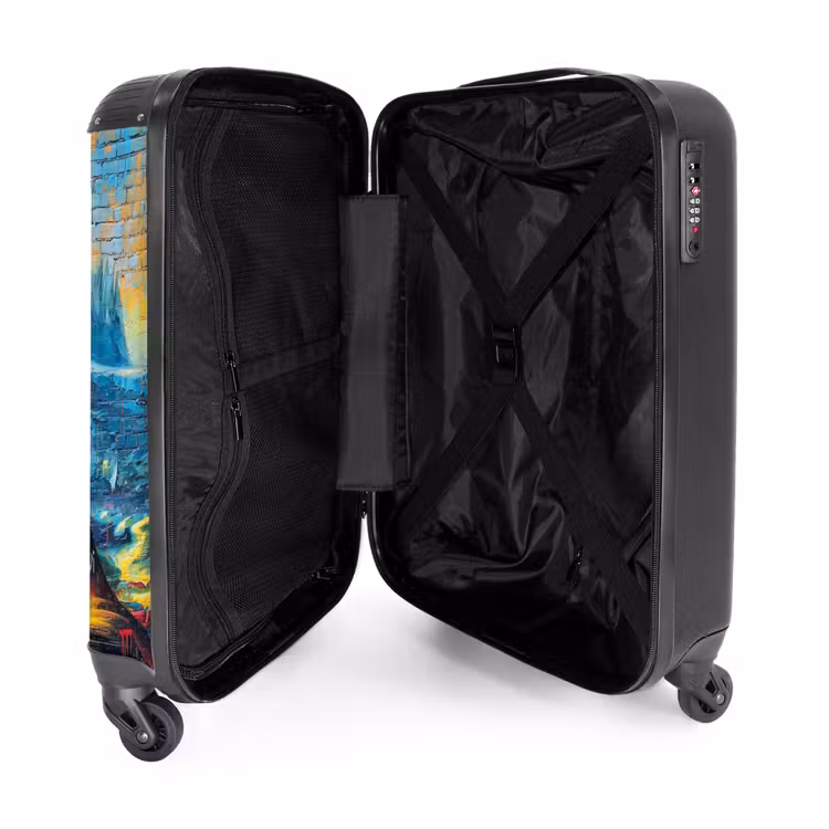 Valise - Mona Lisa colorée dans un style graffiti — 5