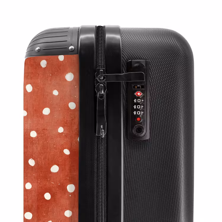 Valise - Motif à points rouge — 6