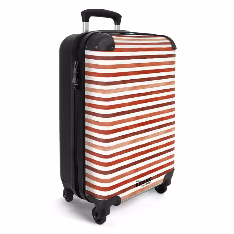 Valise - Motif à rayures rouge — 2
