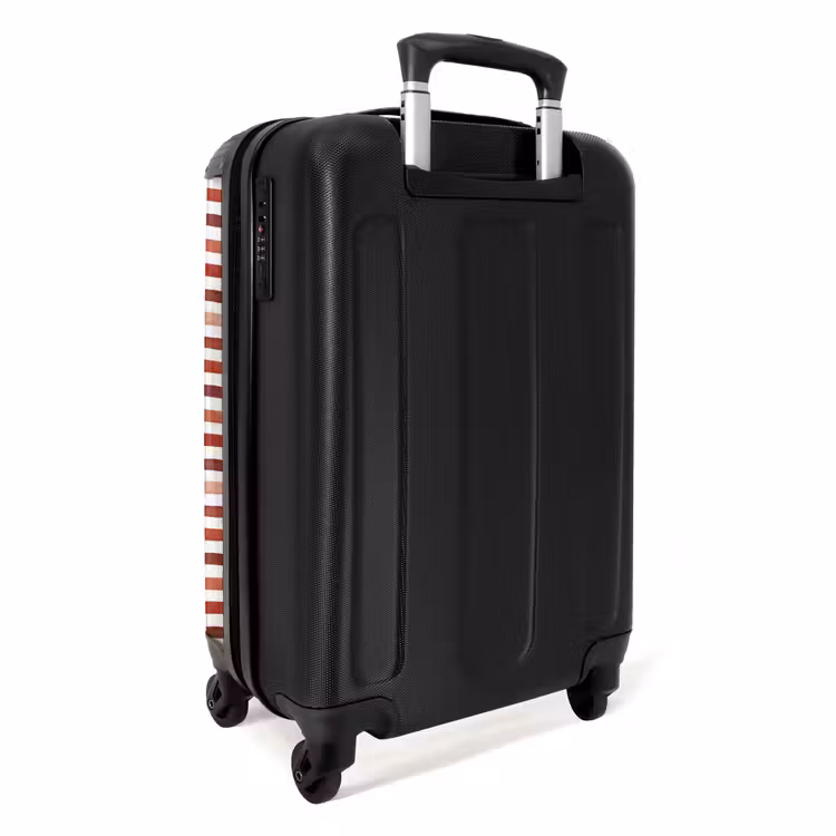 Valise - Motif à rayures rouge — 4