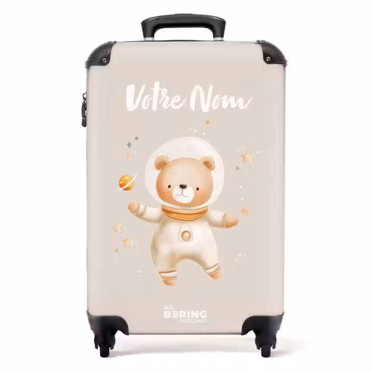 Valise avec nom -Ours Spatial — 1