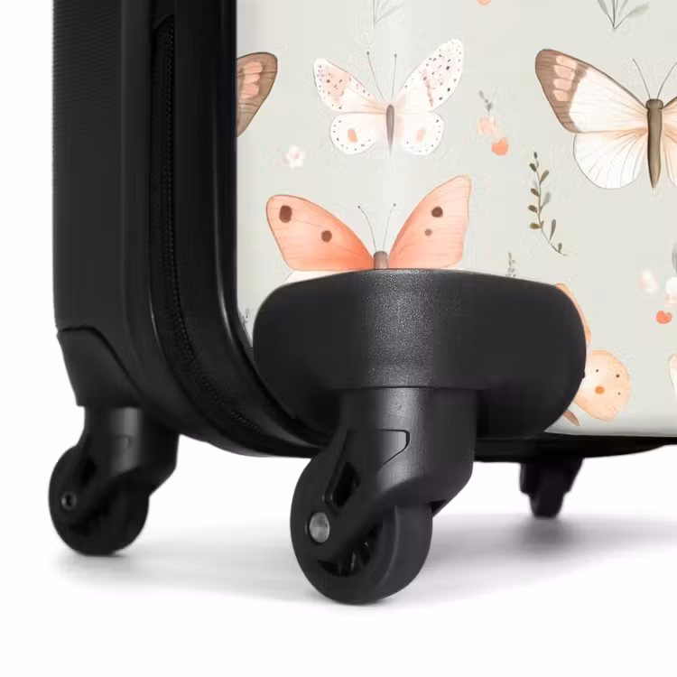 Valise avec nom -Papillon Fleuri — 5