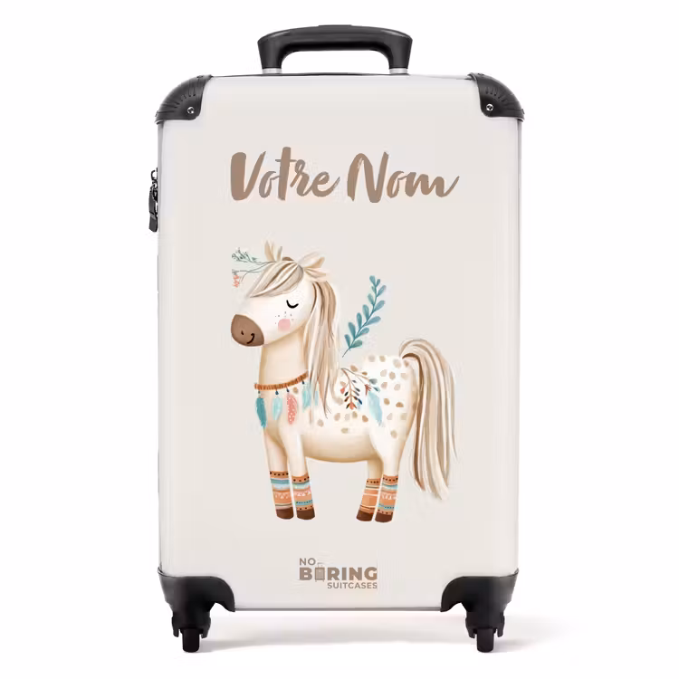 Valise avec nom -Petit Sabot Bohème — 1