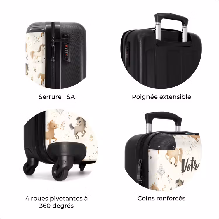 Valise avec nom -Poney Plaisir — 8