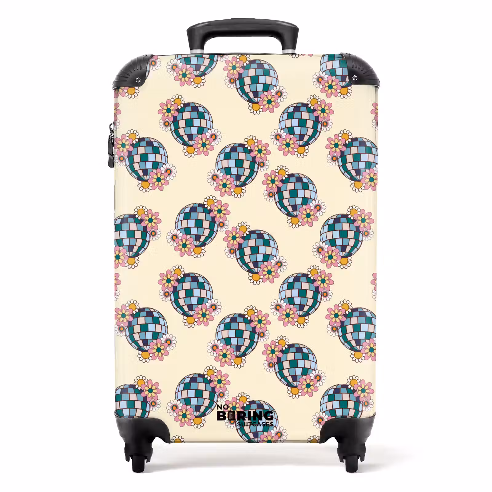 Valise - Retro disco bal patroon kleurrijk — 1
