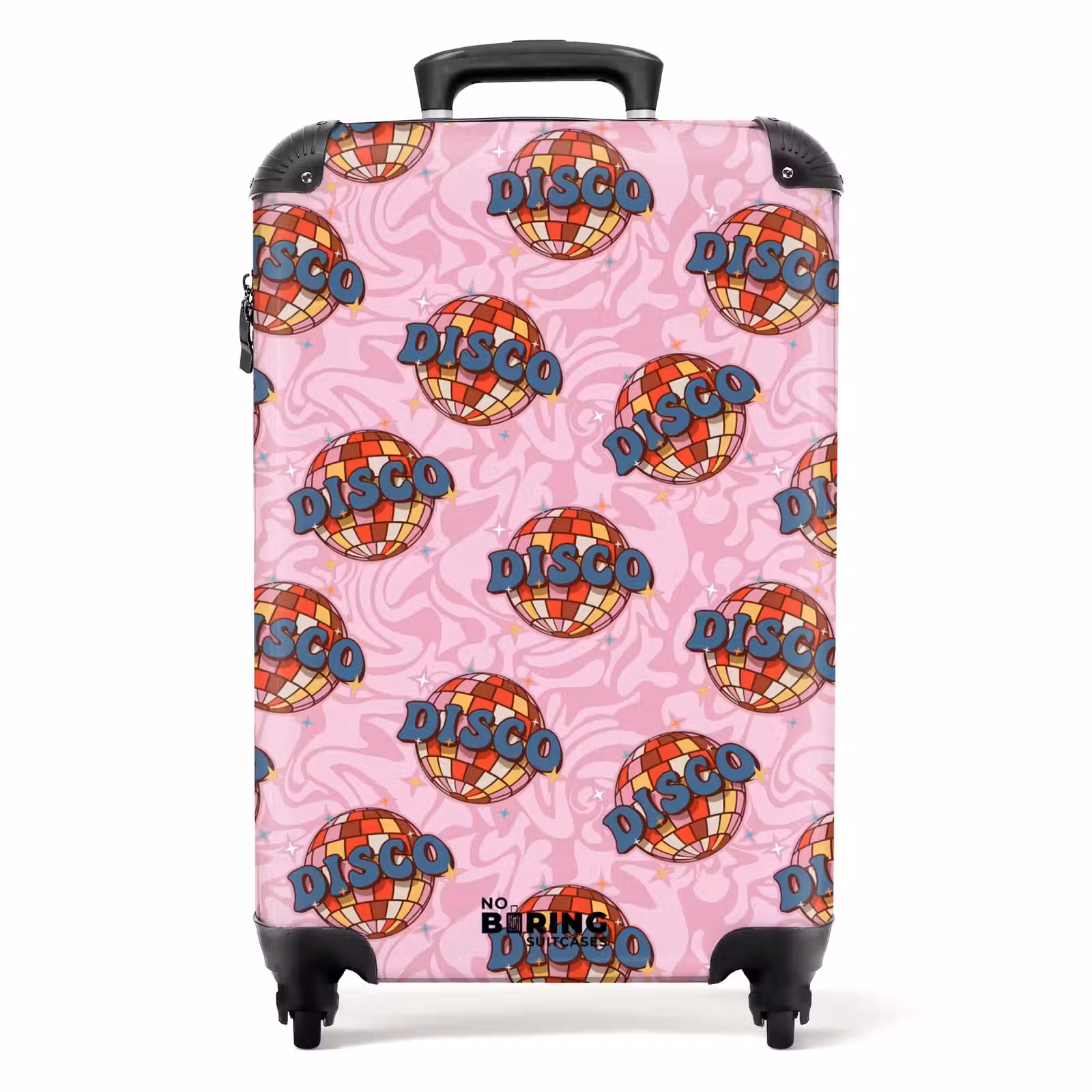 Valise - Retro discobal patroon roze — 1