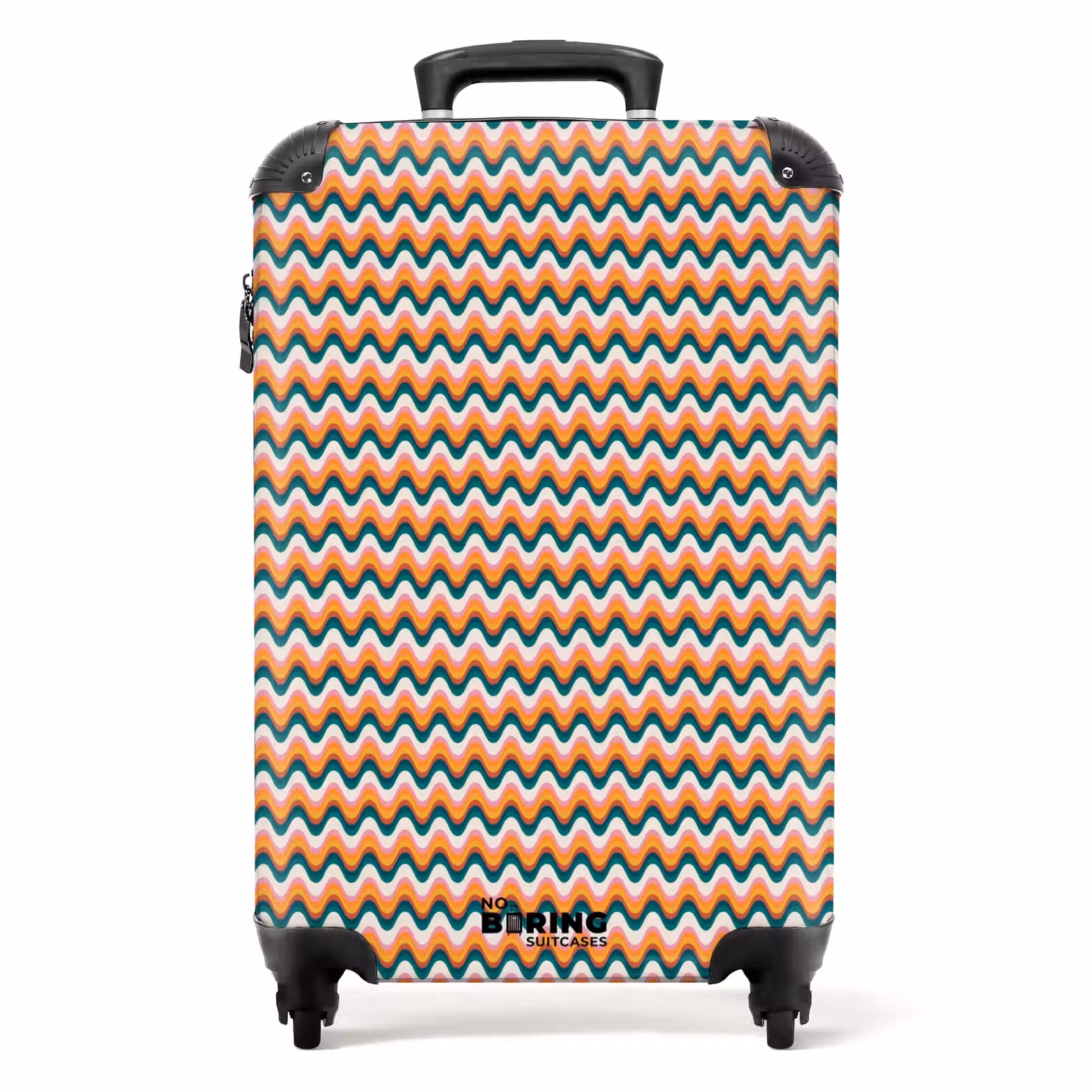 Valise - Retro disco wave patroon kleurrijk — 1