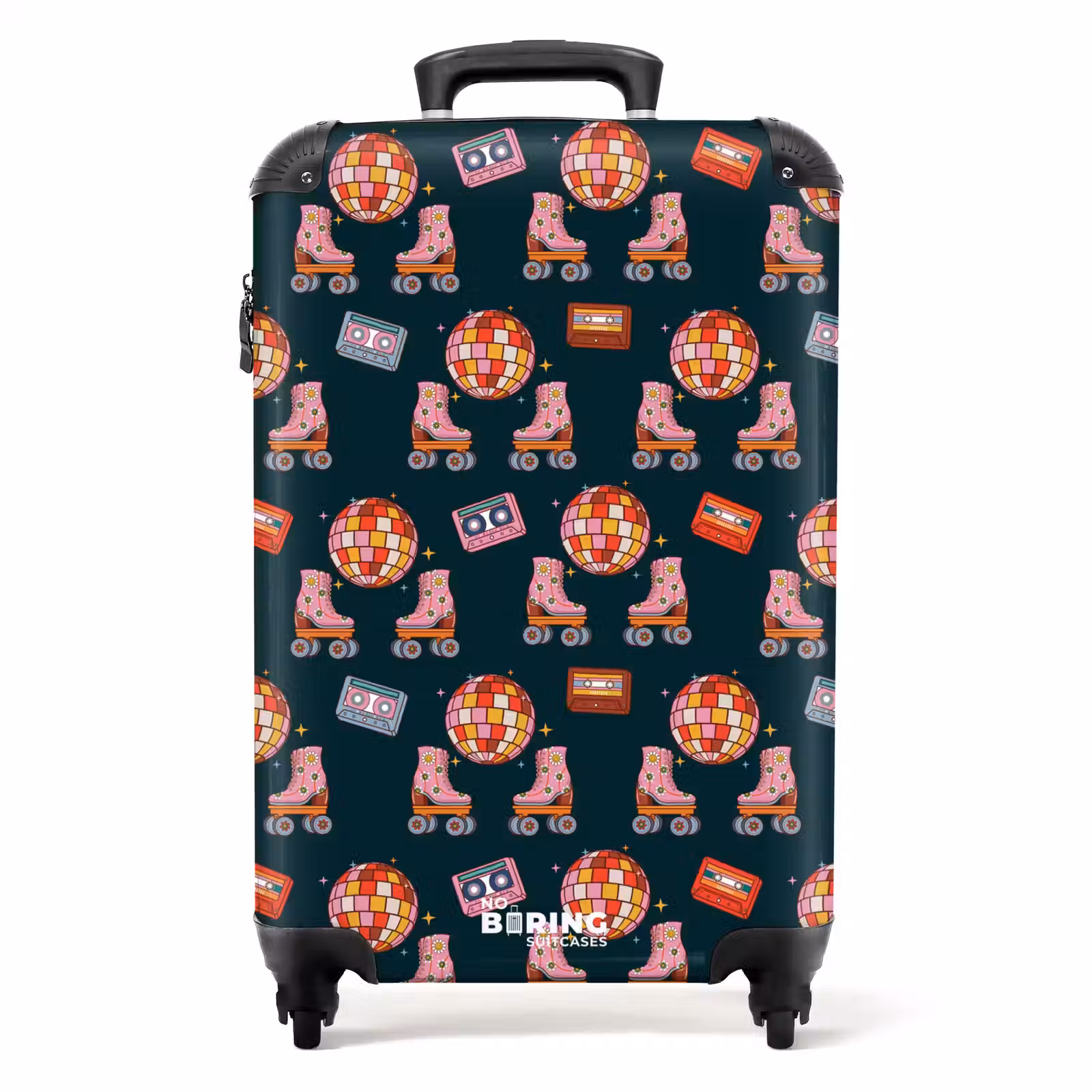 Valise - Retro disco 70s patroon kleurrijk — 1
