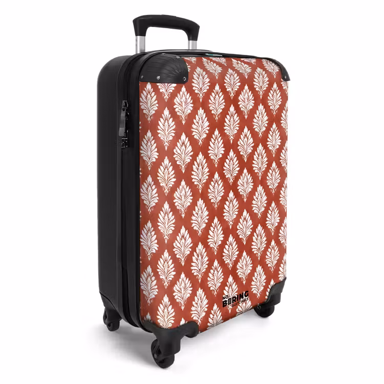 Valise - Imprimé baroque rouge — 2