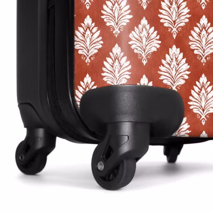 Valise - Imprimé baroque rouge — 7