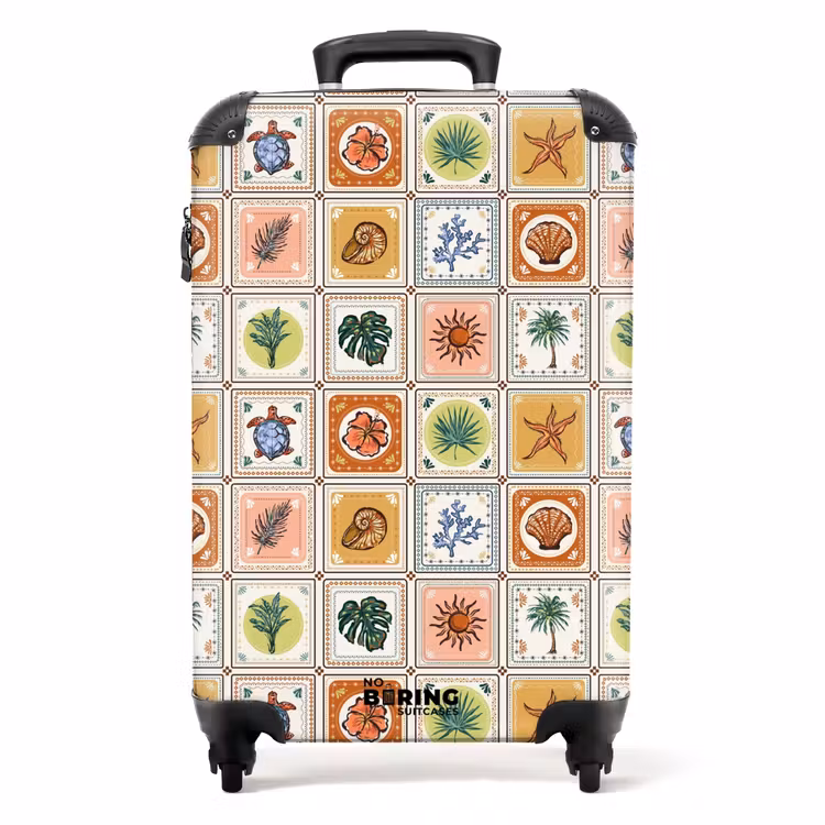 Valise - Imprimé carreaux d'été — 1