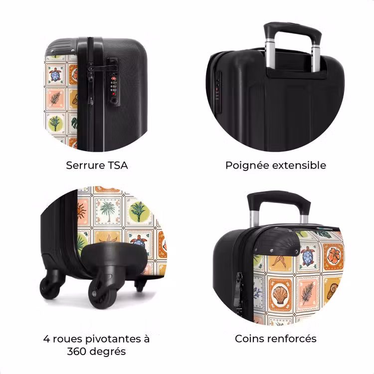 Valise - Imprimé carreaux d'été — 7