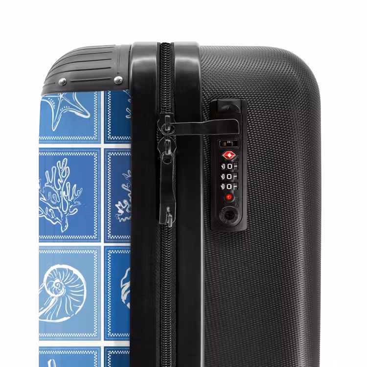 Valise - Imprimé d'été bleu — 5