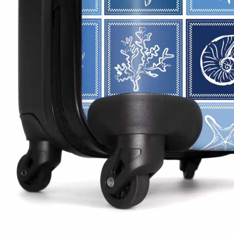 Valise - Imprimé d'été bleu — 6