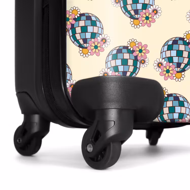 Valise - Retro disco bal patroon kleurrijk — 7