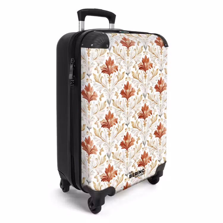 Valise - Motif baroque rouge — 2