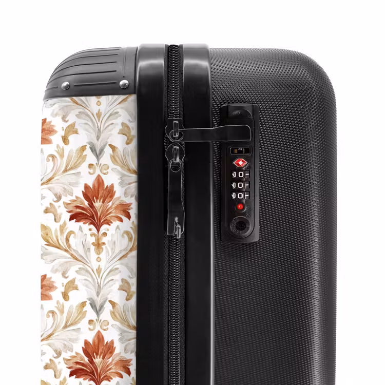 Valise - Motif baroque rouge — 6