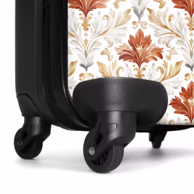 Valise - Motif baroque rouge — 7