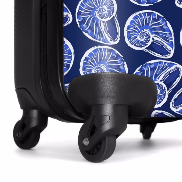 Valise - Motif de coquillage bleu — 7