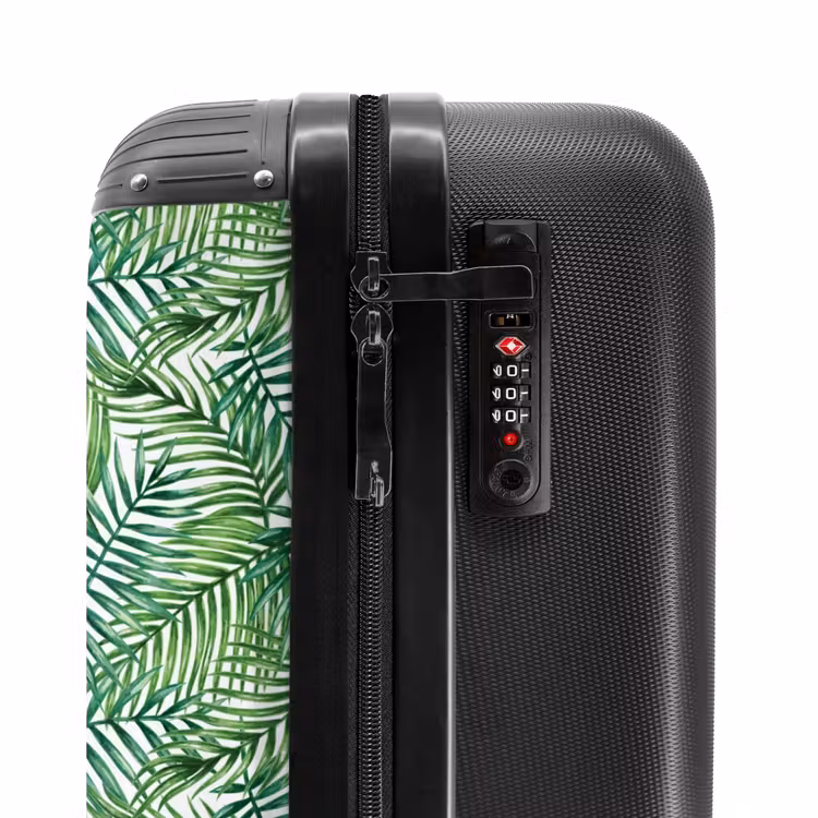 Valise - Motif de feuilles de palmier coloré — 5