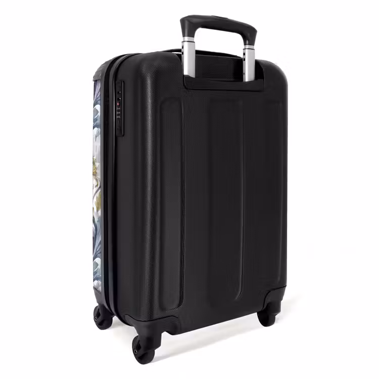 Valise - Motif floral baroque bleu — 4